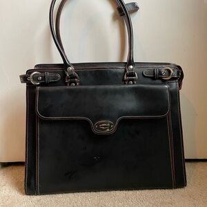 McKlein Winnetka Leather Laptop Briefcase